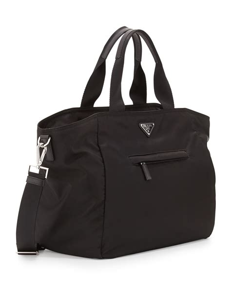 prada vela tote nero